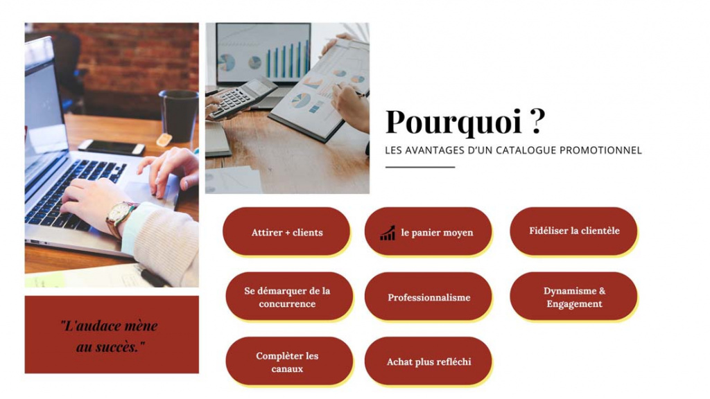 Catalogue Roll up présentation