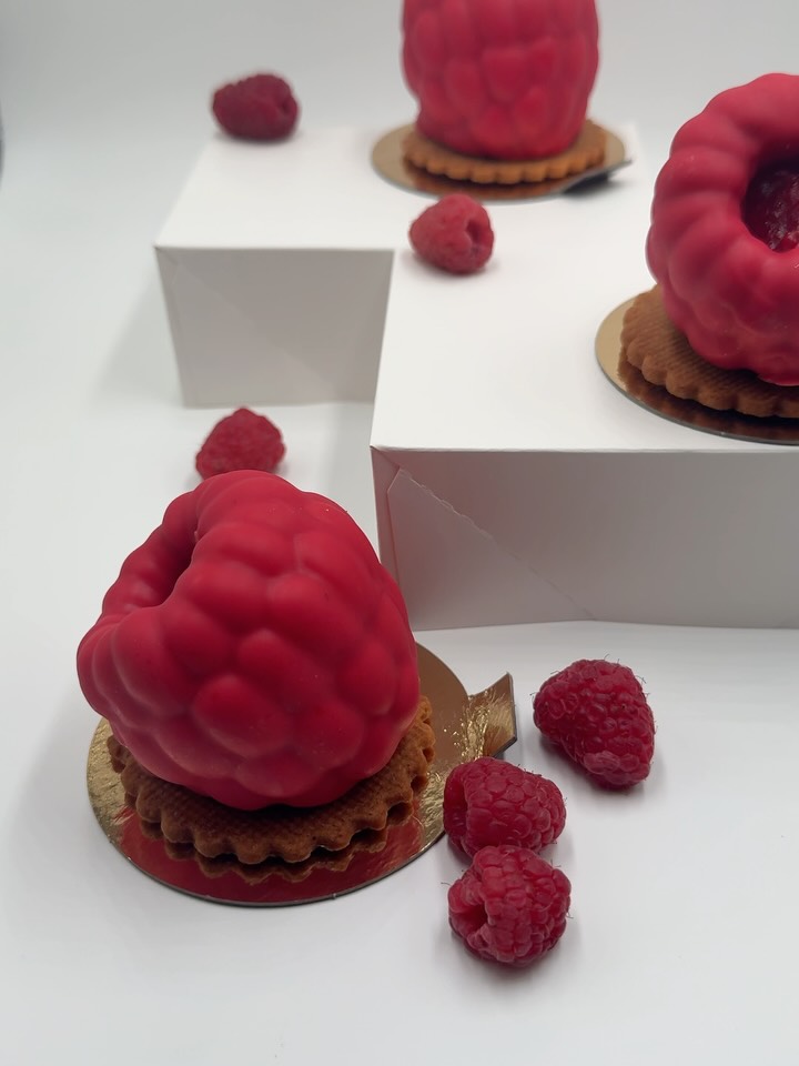 Trompe l'oeil framboise