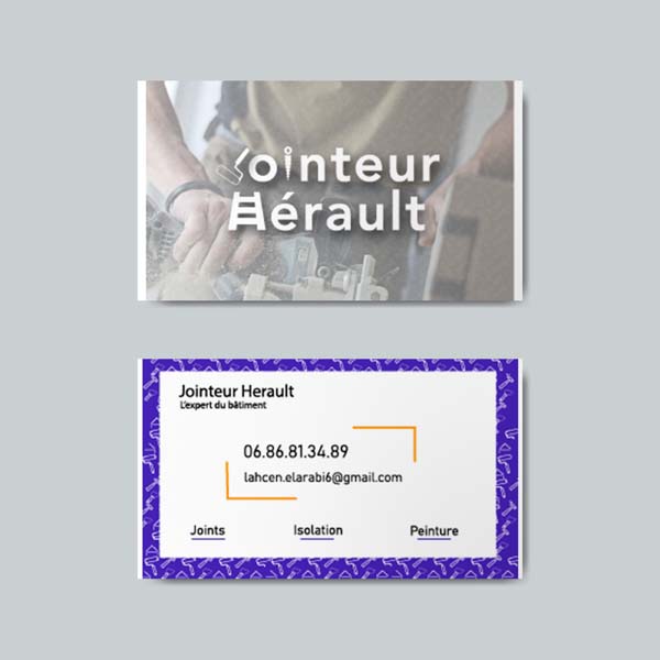 mockup carte de visite